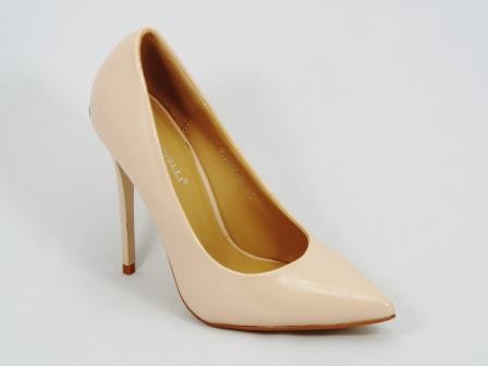 Pantofi dama bej stiletto toc 11,5 cm Grytta