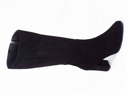 Cizme dama piele intoarsa negre Eryko