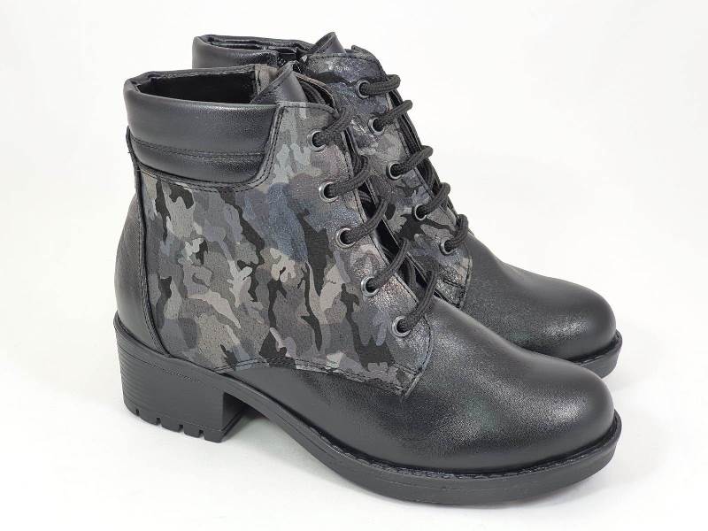 Ghete dama piele negre Suzana