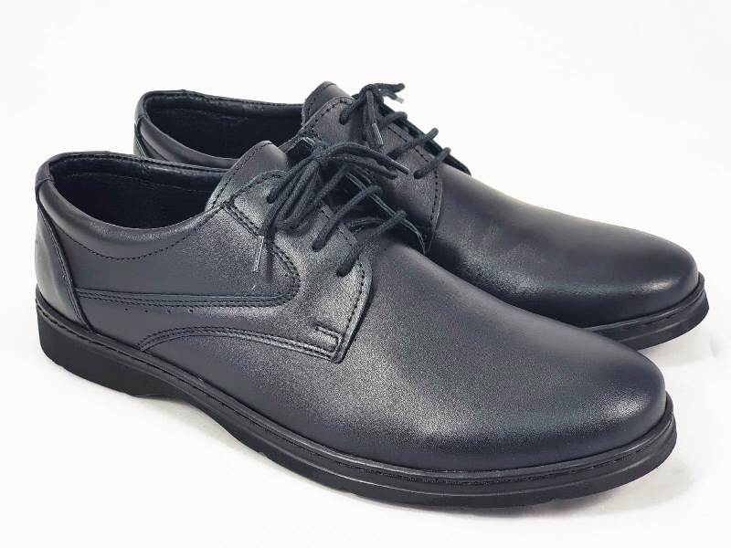 Pantofi barbati piele negri Alin