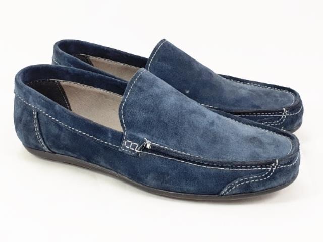 Pantofi barbati piele intoarsa bleumarin Olin