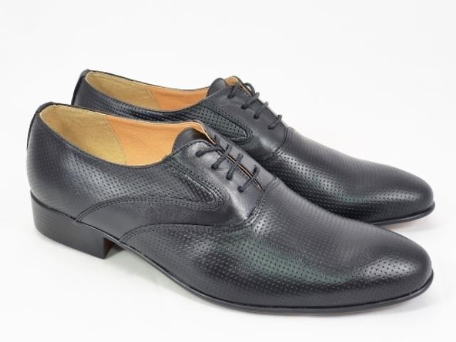 Pantofi barbati piele negri Dany