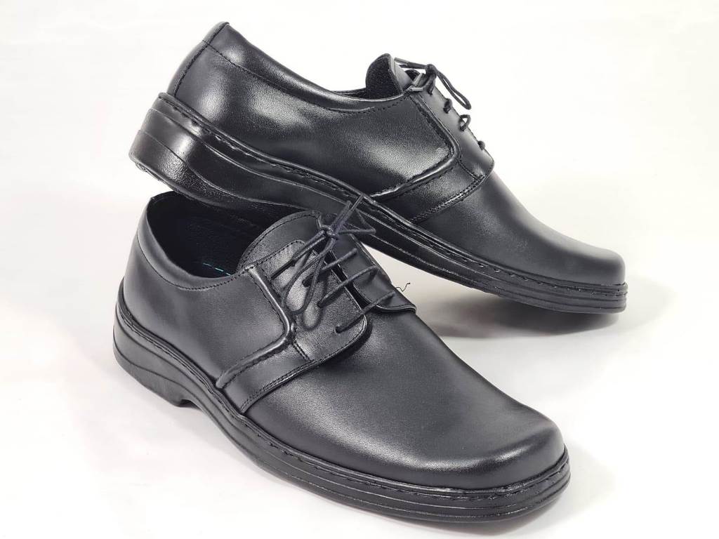 Pantofi barbati piele negri Bogdan2