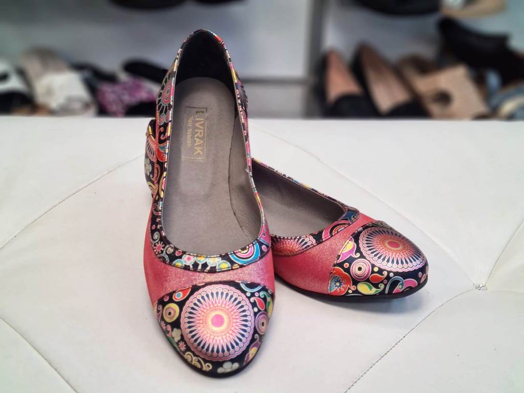 Balerini dama piele pastel Ana