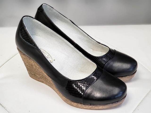 Pantofi dama piele negri Olivia