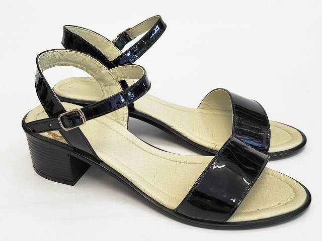 Sandale dama piele negre Sabina