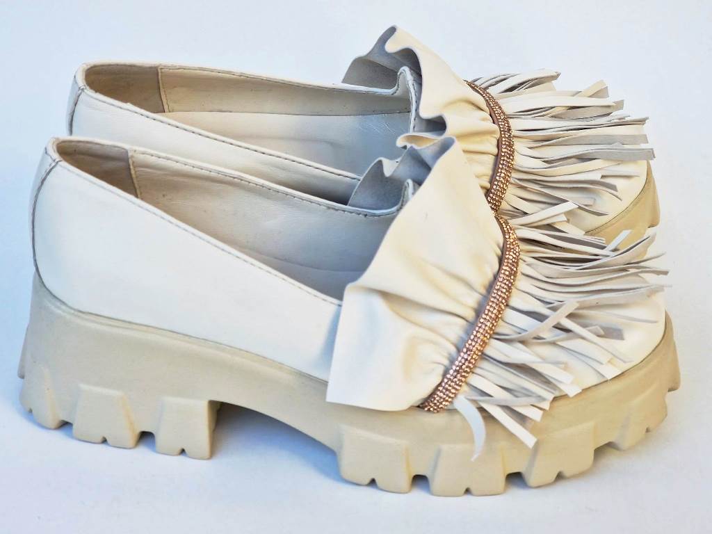 Pantofi dama piele bej Sole4