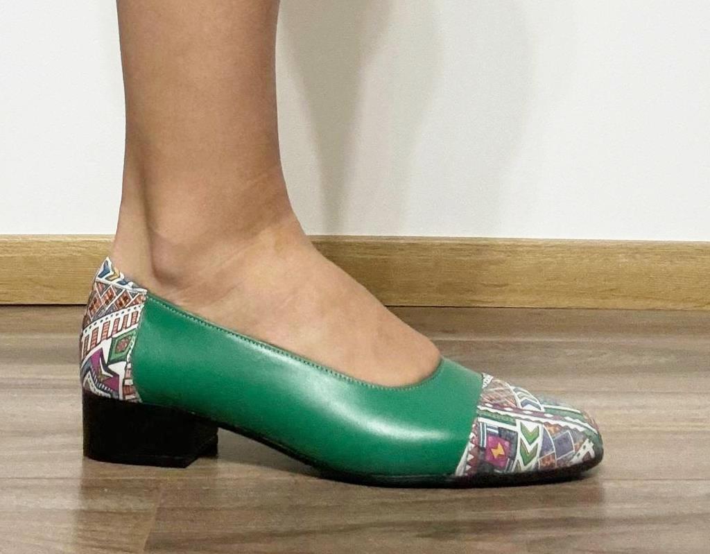 Pantofi dama piele verzi Alina1