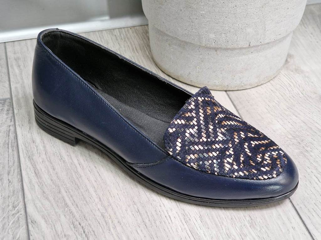 Pantofi dama piele bleumarin Adina9