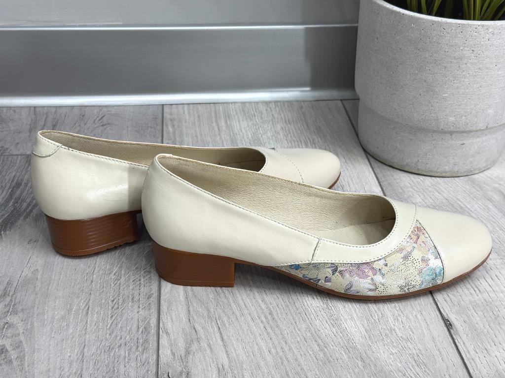 Pantofi dama piele bej Salma4
