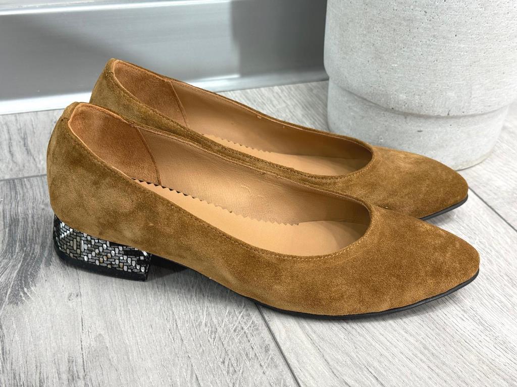 Pantofi dama piele maro Iza