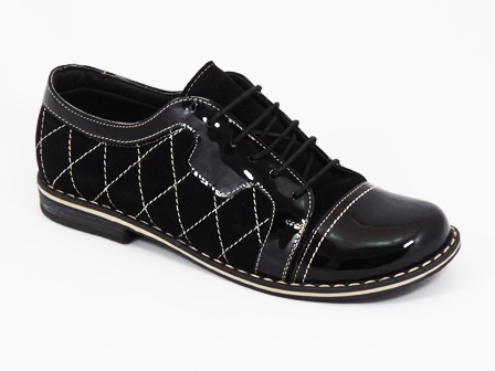 Pantofi dama negri piele Pentola