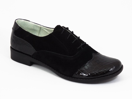 Pantofi dama negri piele Roka