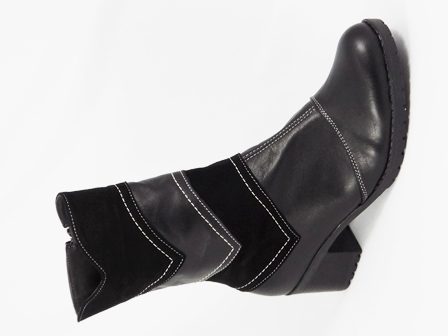 Ghete dama piele negre Anita