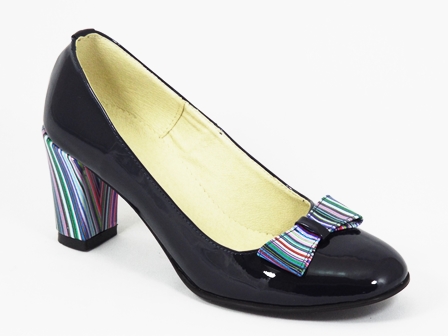 Pantofi dama piele bleumarin Irina