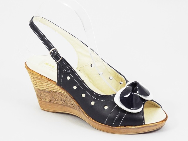 Sandale dama piele bleumarin Janna2