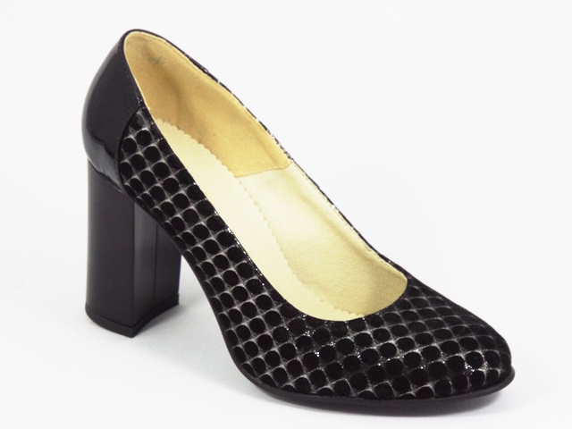 Pantofi dama piele negri Alyce2