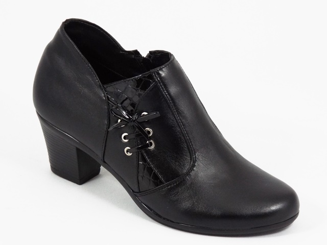 Ghete dama piele negre Crina