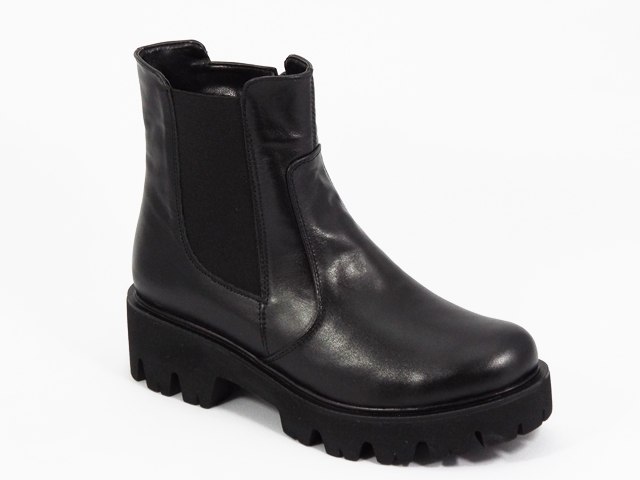 Ghete dama piele negre Ecaterina