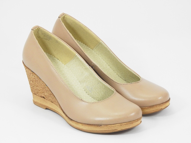 Pantofi dama piele bej Serena