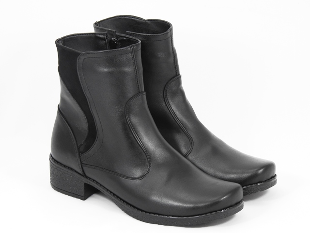 Ghete dama piele negre Sandra