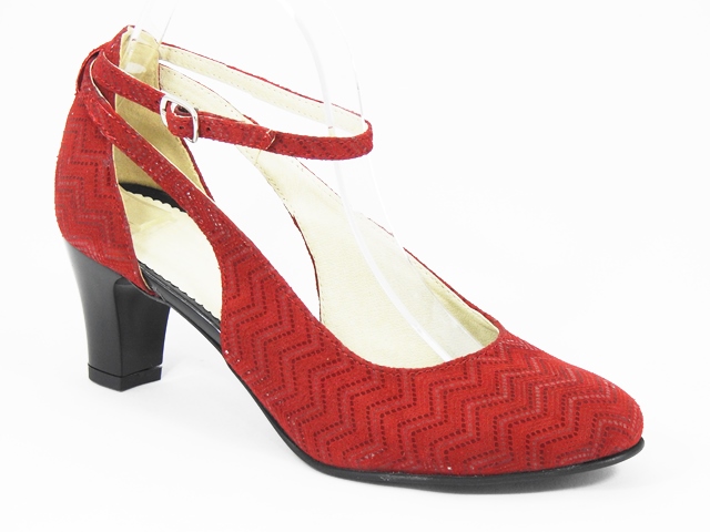 Sandale dama piele rosii Adina