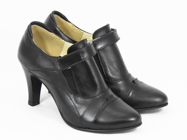 Botine dama piele negre Floryna
