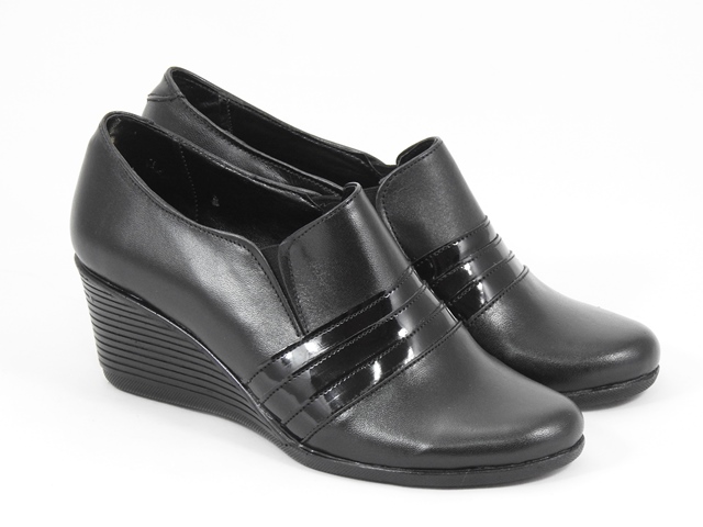 Pantofi dama piele negri Astrid