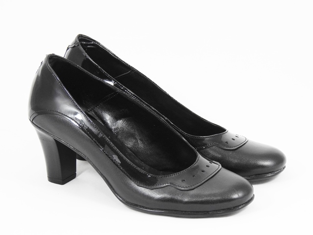 Pantofi dama piele negri Coryna