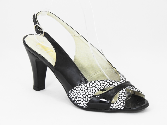 Sandale dama negre piele Enika4