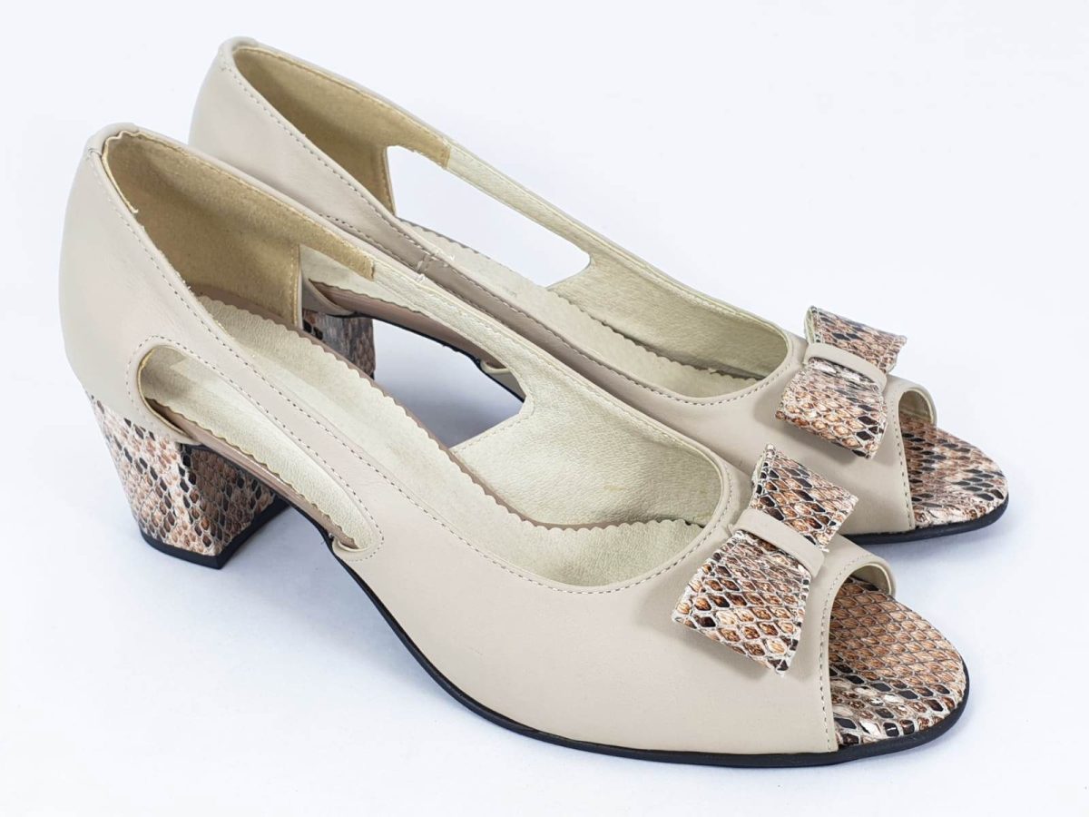 Sandale dama piele bej Ileana