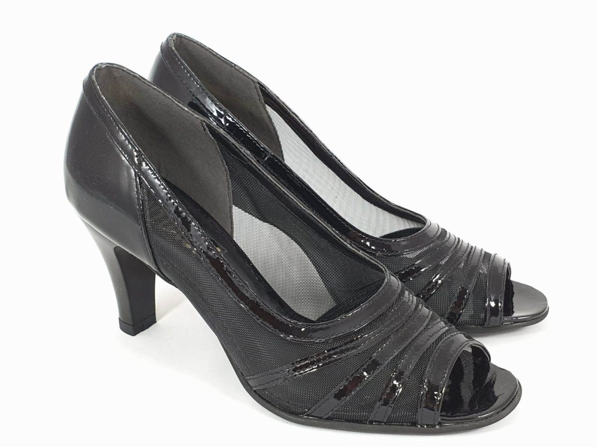 Sandale dama piele negre Vania