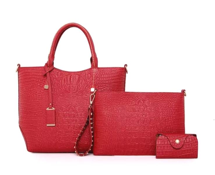 Geanta dama rosie set 3 in 1 Ioana