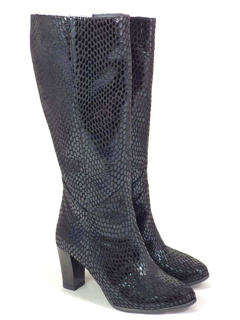 Cizme dama piele negre Elvira