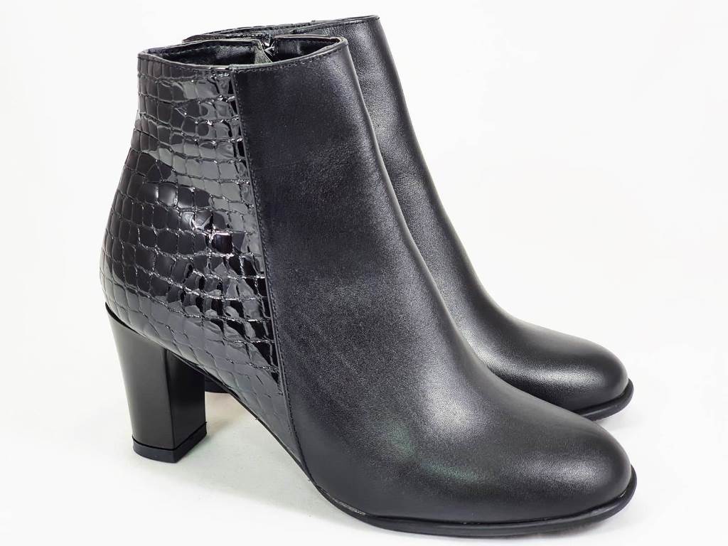 Ghete dama piele negre Gabi