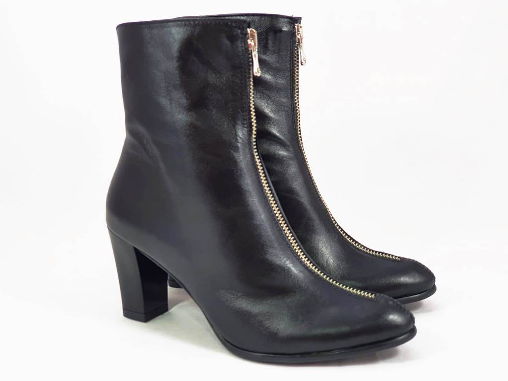 Ghete dama piele negre Tania