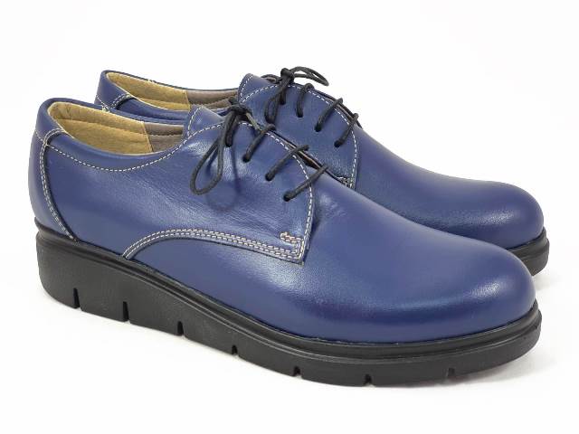 Pantofi dama piele bleumarin Eva