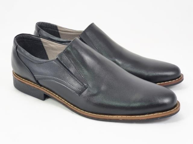 Pantofi barbati piele negri Norad