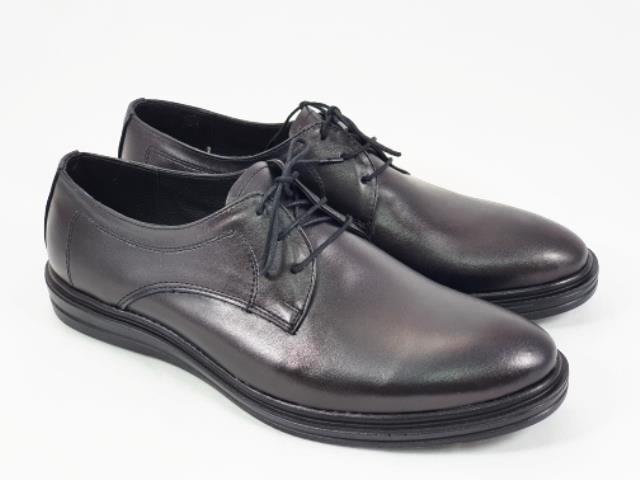 Pantofi barbati piele negri Teodor