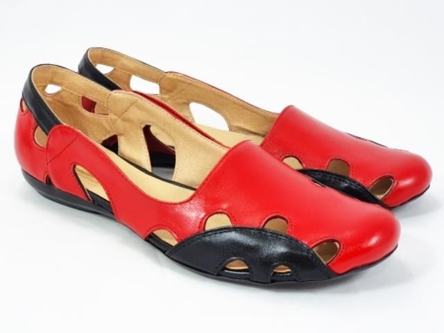 Sandale dama piele rosii Ana