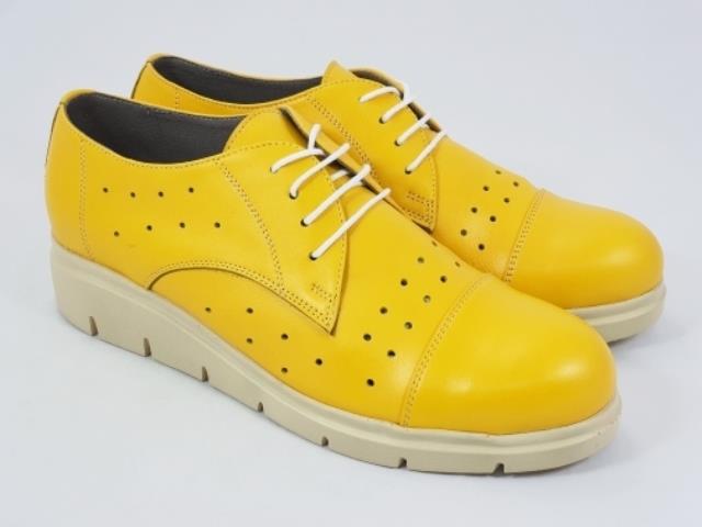 Pantofi dama piele galbeni Salma