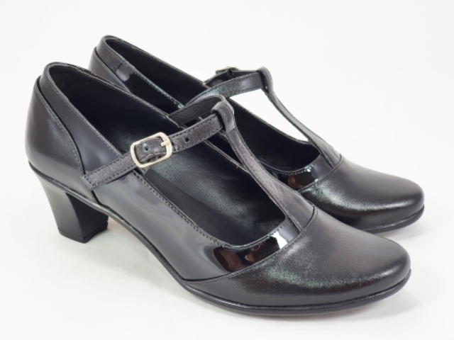 Pantofi dama piele negri Aurelia