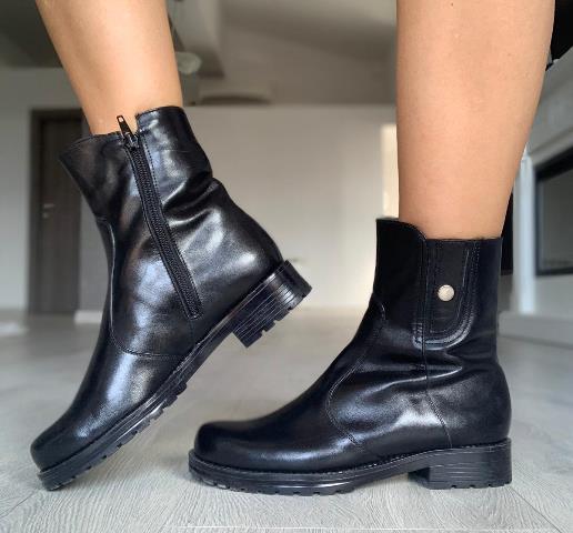 Ghete dama piele negre Anda2