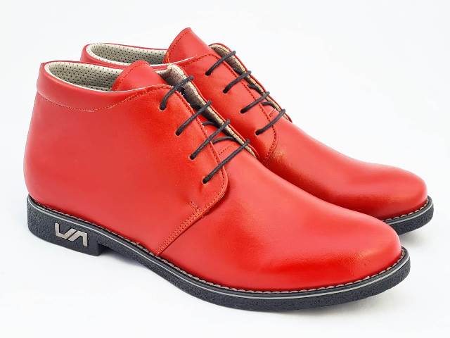 Pantofi dama piele rosii Dana2