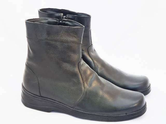 Cizme barbati piele negre Dorin