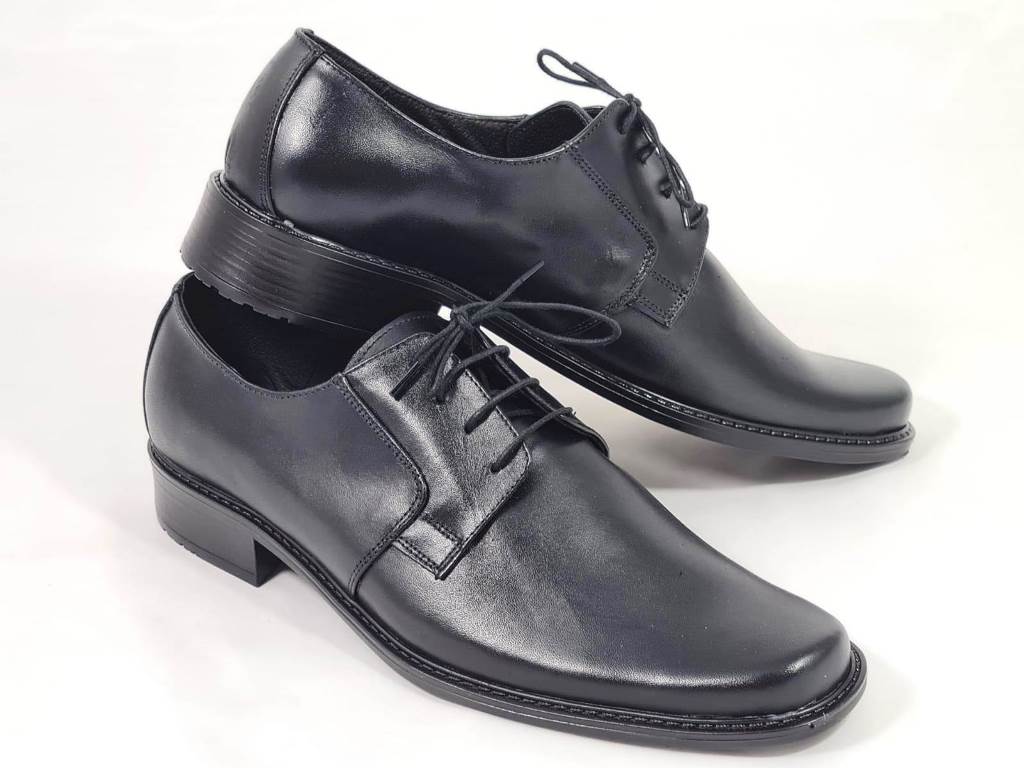 Pantofi barbati piele negri Tudor