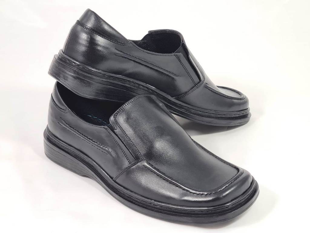 Pantofi barbati piele negri Dan