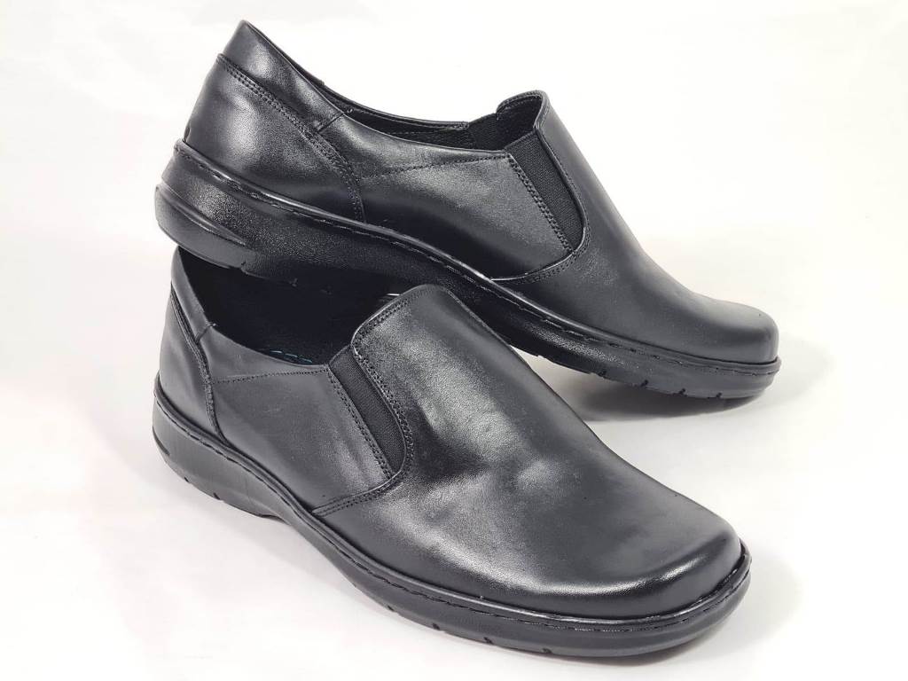 Pantofi barbati piele negri Dan2