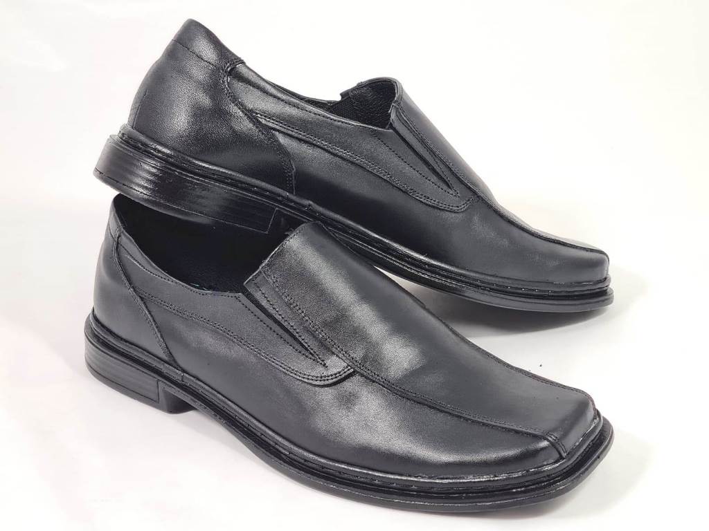 Pantofi barbati piele negri Elan