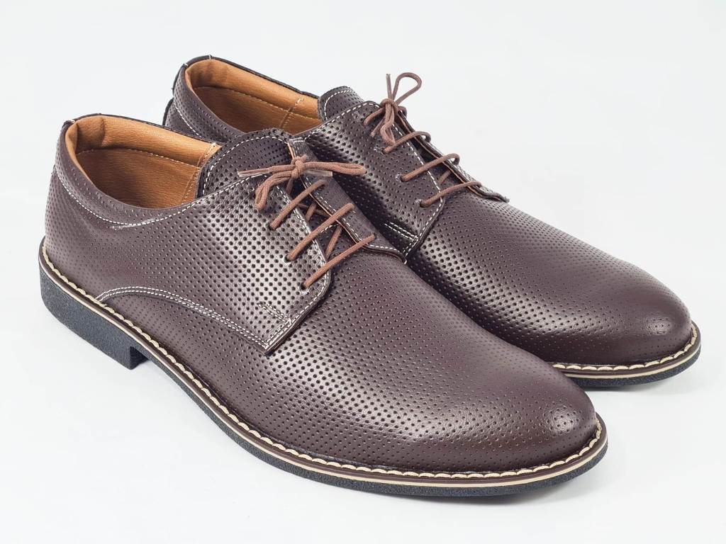 Pantofi barbati piele maro Cornel